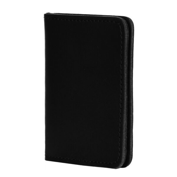 Leren legitimatie etui met V Beveiliging voor nieuwe pas1 Leren legitimatie-etui met V Voor de Nieuwe pasjes Afmetingen: Open: 15 x 10 cm Dicht: 10 x 7,2 cm  