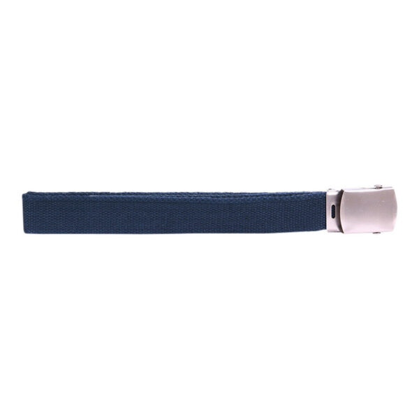 241252 12 01 <big>Tropenkoppel gemaakt van 100% katoen/canvas met een chromen gesp.</big> <strong>Kenmerken:</strong> <ul> <li><big>Breedte: 30 mm</big></li> <li><big>Lengte: 130 cm</big></li> <li><big>Chromen gesp</big></li> <li><big>Verkrijgbaar in 9 kleuren</big></li> </ul> <big><strong>Materiaal</strong>: 100% katoen/canvas​</big>
