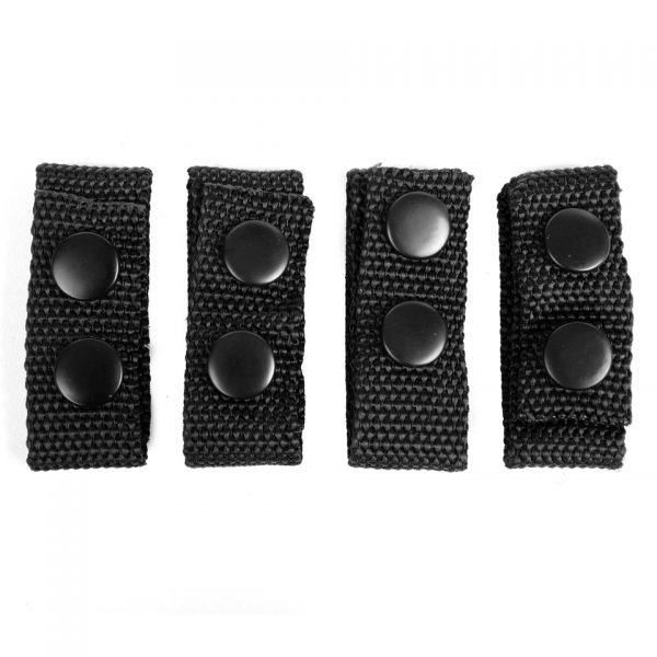 BELTKEEPER SET 4 Beltkeeper set (4) van 100% nylon. <div class="colordesc">zwart</div>