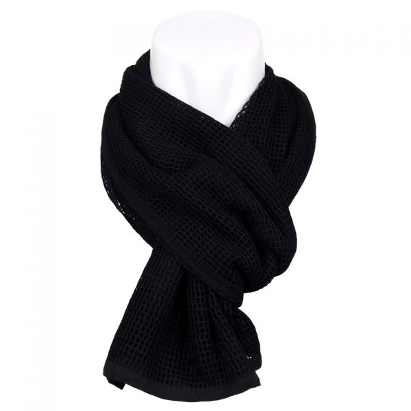 COMBAT SJAAL2 Combat sjaal Zwart <strong>Afmetingen: </strong> 175 x 100 cm. <strong>Materiaal: </strong>65% polyester en 35% katoen.