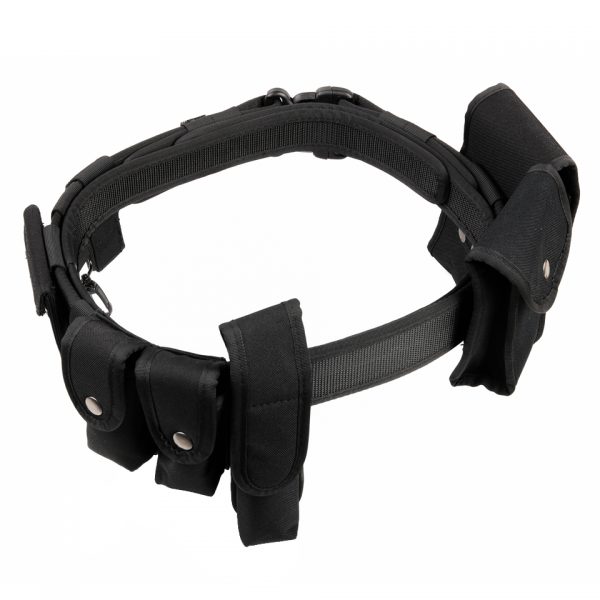 POLITIE KOPPEL DE LUXE Politie koppel de luxe van 100% nylon. <div class="colordesc">zwart</div>