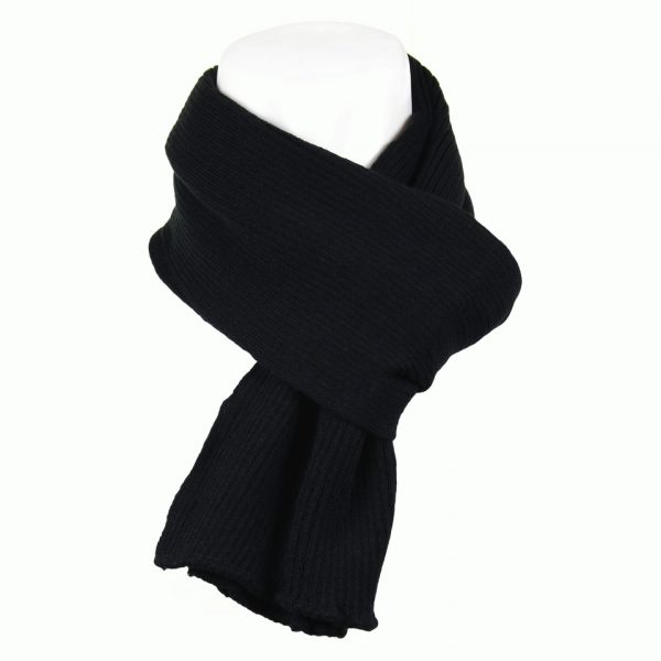 SJAAL GROF Sjaal van 100% acryl Afm. 150 X 30 cm. <div class="colordesc">zwart</div>