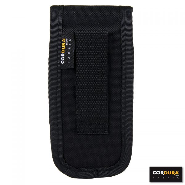 SONCA TORCH POUCH CORDURA DP21511 Lamp houder van 100% Cordura. Kan ook gebruikt worden voor zakmessen en of andere tools. Voorzien van een riemlus. Afmeting: 14,5 x 6,5 x 3 cm. <div class="colordesc">zwart</div> <div class="colorimg"><img src="https://www.vanosimports.nl/image/00046/m5track/13.jpg" alt="13" /></div>