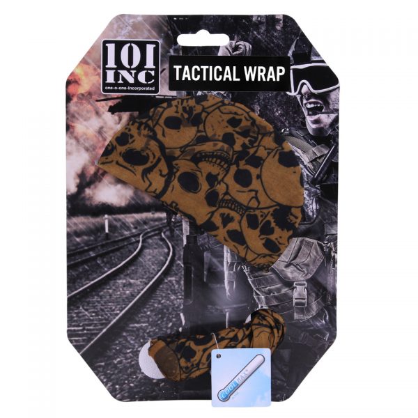 TACTICAL WRAP MET SKULL COOLMAX3 Wrap van 100% polyester Voert vocht af van het lichaam, waardoor je koel en droog blijft. <div class="colordesc">Coyote</div>