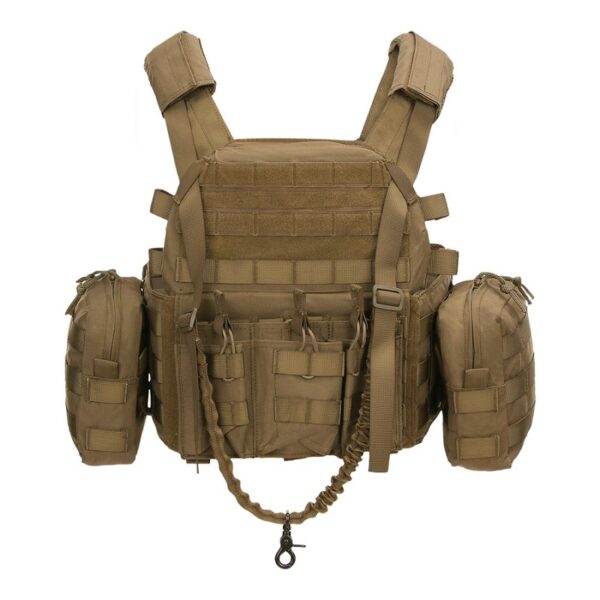 Tactical vest Operator LQ1412011 Tactical vest Operator gemaakt van hoogwaardige kwaliteit. Voorzien van Molle over het gehele vest voor het monteren van pouches naar keuze. Incl. Pouches van de afbeelding. <div class="colordesc">groen</div> <div class="colorimg"><a href="https://dedump.nl/wp-content/uploads/2019/07/groen.jpg"><img class="alignnone size-full wp-image-18948" src="https://dedump.nl/wp-content/uploads/2019/07/groen.jpg" alt="" width="171" height="26" /></a></div> <div></div> <div> <div class="colordesc">coyote</div> <div class="colorimg"><a href="https://dedump.nl/wp-content/uploads/2018/07/coyote_112.jpg"><img class="alignnone size-full wp-image-22519" src="https://dedump.nl/wp-content/uploads/2018/07/coyote_112.jpg" alt="" width="50" height="50" /></a></div> </div> <div></div> <div> <div class="colordesc">zwart</div> <div class="colorimg"><a href="https://dedump.nl/wp-content/uploads/2019/07/glans-zwart.jpg"><img class="alignnone size-full wp-image-18945" src="https://dedump.nl/wp-content/uploads/2019/07/glans-zwart.jpg" alt="" width="171" height="26" /></a></div> </div>
