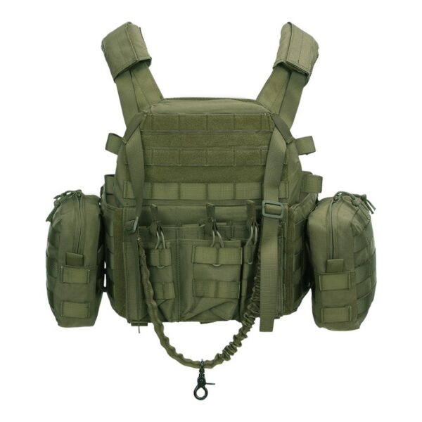 Tactical vest Operator LQ1412012 Tactical vest Operator gemaakt van hoogwaardige kwaliteit. Voorzien van Molle over het gehele vest voor het monteren van pouches naar keuze. Incl. Pouches van de afbeelding. <div class="colordesc">groen</div> <div class="colorimg"><a href="https://dedump.nl/wp-content/uploads/2019/07/groen.jpg"><img class="alignnone size-full wp-image-18948" src="https://dedump.nl/wp-content/uploads/2019/07/groen.jpg" alt="" width="171" height="26" /></a></div> <div></div> <div> <div class="colordesc">coyote</div> <div class="colorimg"><a href="https://dedump.nl/wp-content/uploads/2018/07/coyote_112.jpg"><img class="alignnone size-full wp-image-22519" src="https://dedump.nl/wp-content/uploads/2018/07/coyote_112.jpg" alt="" width="50" height="50" /></a></div> </div> <div></div> <div> <div class="colordesc">zwart</div> <div class="colorimg"><a href="https://dedump.nl/wp-content/uploads/2019/07/glans-zwart.jpg"><img class="alignnone size-full wp-image-18945" src="https://dedump.nl/wp-content/uploads/2019/07/glans-zwart.jpg" alt="" width="171" height="26" /></a></div> </div>