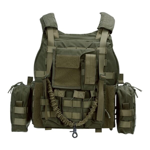 Tactical vest Ranger LQ1412211 Tactical vest Ranger/ Plate Carrier gemaakt van hoogwaardige kwaliteit. Voorzien van Molle over het gehele vest voor het monteren van pouches naar keuze. Incl. Pouches van de afbeelding. <div class="colordesc">groen</div> <div class="colorimg"><a href="https://dedump.nl/wp-content/uploads/2019/07/groen.jpg"><img class="alignnone size-full wp-image-18948" src="https://dedump.nl/wp-content/uploads/2019/07/groen.jpg" alt="" width="171" height="26" /></a></div> <div></div> <div> <div class="colordesc">coyote <a href="https://dedump.nl/wp-content/uploads/2019/07/coyote_112.jpg"><img class="alignnone size-full wp-image-22518" src="https://dedump.nl/wp-content/uploads/2019/07/coyote_112.jpg" alt="" width="50" height="50" /></a></div> </div> <div></div> <div> <div class="colordesc">zwart</div> <div class="colorimg"><a href="https://dedump.nl/wp-content/uploads/2019/07/glans-zwart.jpg"><img class="alignnone size-full wp-image-18945" src="https://dedump.nl/wp-content/uploads/2019/07/glans-zwart.jpg" alt="" width="171" height="26" /></a></div> </div>