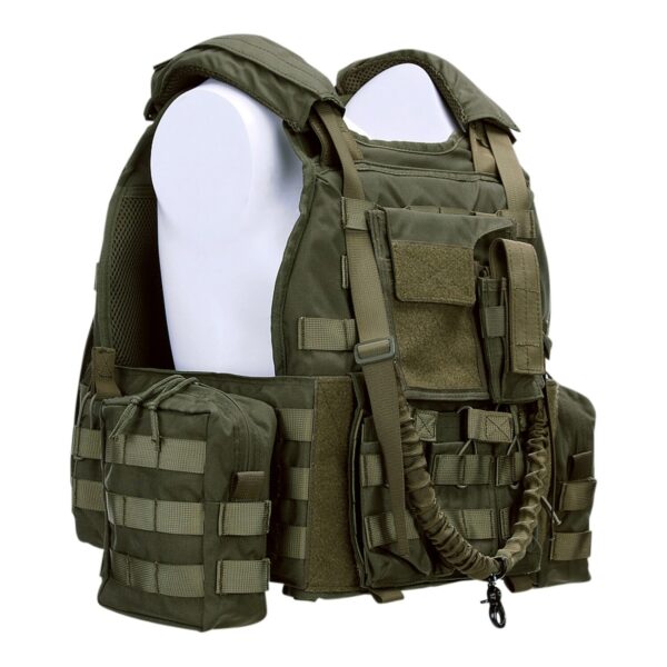 Tactical vest Ranger LQ1412214 Tactical vest Ranger/ Plate Carrier gemaakt van hoogwaardige kwaliteit. Voorzien van Molle over het gehele vest voor het monteren van pouches naar keuze. Incl. Pouches van de afbeelding. <div class="colordesc">groen</div> <div class="colorimg"><a href="https://dedump.nl/wp-content/uploads/2019/07/groen.jpg"><img class="alignnone size-full wp-image-18948" src="https://dedump.nl/wp-content/uploads/2019/07/groen.jpg" alt="" width="171" height="26" /></a></div> <div></div> <div> <div class="colordesc">coyote <a href="https://dedump.nl/wp-content/uploads/2019/07/coyote_112.jpg"><img class="alignnone size-full wp-image-22518" src="https://dedump.nl/wp-content/uploads/2019/07/coyote_112.jpg" alt="" width="50" height="50" /></a></div> </div> <div></div> <div> <div class="colordesc">zwart</div> <div class="colorimg"><a href="https://dedump.nl/wp-content/uploads/2019/07/glans-zwart.jpg"><img class="alignnone size-full wp-image-18945" src="https://dedump.nl/wp-content/uploads/2019/07/glans-zwart.jpg" alt="" width="171" height="26" /></a></div> </div>