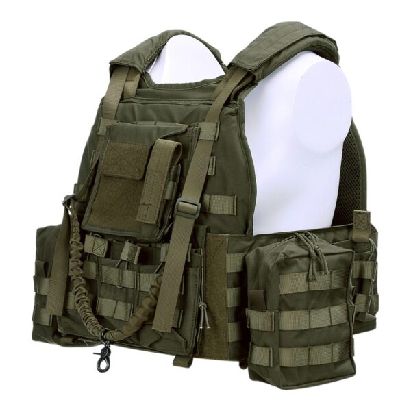 Tactical vest Ranger LQ1412217 Tactical vest Ranger/ Plate Carrier gemaakt van hoogwaardige kwaliteit. Voorzien van Molle over het gehele vest voor het monteren van pouches naar keuze. Incl. Pouches van de afbeelding. <div class="colordesc">groen</div> <div class="colorimg"><a href="https://dedump.nl/wp-content/uploads/2019/07/groen.jpg"><img class="alignnone size-full wp-image-18948" src="https://dedump.nl/wp-content/uploads/2019/07/groen.jpg" alt="" width="171" height="26" /></a></div> <div></div> <div> <div class="colordesc">coyote <a href="https://dedump.nl/wp-content/uploads/2019/07/coyote_112.jpg"><img class="alignnone size-full wp-image-22518" src="https://dedump.nl/wp-content/uploads/2019/07/coyote_112.jpg" alt="" width="50" height="50" /></a></div> </div> <div></div> <div> <div class="colordesc">zwart</div> <div class="colorimg"><a href="https://dedump.nl/wp-content/uploads/2019/07/glans-zwart.jpg"><img class="alignnone size-full wp-image-18945" src="https://dedump.nl/wp-content/uploads/2019/07/glans-zwart.jpg" alt="" width="171" height="26" /></a></div> </div>