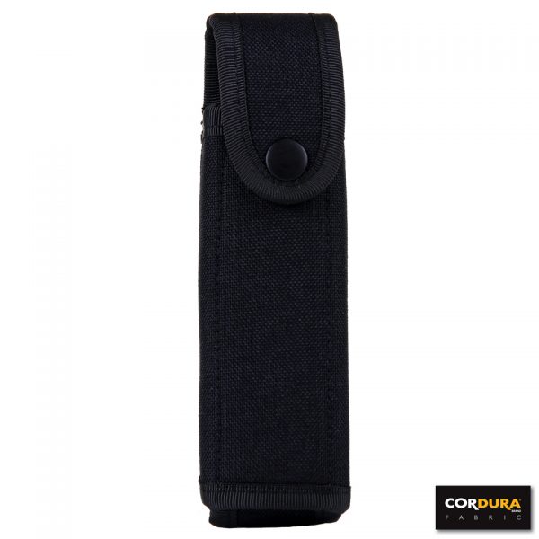 2AA MINI LIGHT POUCH CORDURA DP217 Smalle mini zaklamp pouch van 100% Cordura. Tevens geschikt voor zakmessen en of tools. Voorzien van een riemlus. Afmeting: 18 x 5 x 3 cm. <div class="colordesc">zwart</div>