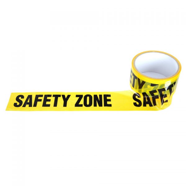 AFZETLINT SAFETY ZONE Afzetlint met tekst Afmeting: 48 mm x 30 mtr.  