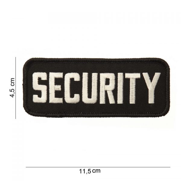 EMBLEEM STOF SECURITY DUN 11151 2019 Embleem met tekst/afbeelding van stof.