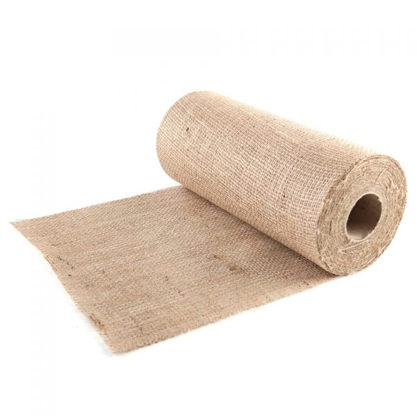 ROL JUTE Rol jute Afmeting: 30cm breed lengte 25 meter. <div class="colordesc">beige</div>