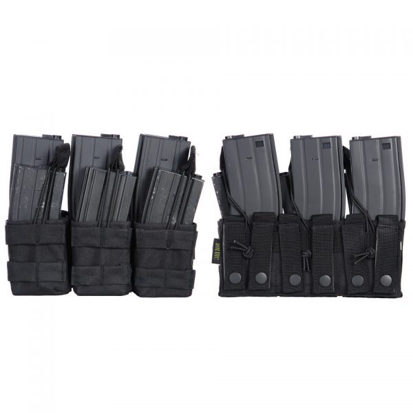 TRIPLE STACKER M4 MAG POUCH De Triple stacker M4 mag pouch. Deze mooie en kwalitatieve goedgevormde pouch biedt plaats aan zes M4 / M16 magazijnen. De pouch is voorzien van MOLLE bevestiging voor de enige juiste connectie met uw vest of andere MOLLE-gear. <strong>Afmeting: </strong>9 x 24 x 5 cm <div class="colordesc">icc fg</div> <div class="colorimg"><a href="https://dedump.nl/wp-content/uploads/2019/07/icc-fg.jpg"><img class="alignnone size-full wp-image-18950" src="https://dedump.nl/wp-content/uploads/2019/07/icc-fg.jpg" alt="" width="171" height="26" /></a></div> <div></div> <div> <div class="colordesc">groen</div> <div class="colorimg"><a href="https://dedump.nl/wp-content/uploads/2019/07/groen.jpg"><img class="alignnone size-full wp-image-18948" src="https://dedump.nl/wp-content/uploads/2019/07/groen.jpg" alt="" width="171" height="26" /></a></div> </div> <div></div> <div> <div class="colordesc">zwart</div> <div class="colorimg"><a href="https://dedump.nl/wp-content/uploads/2019/07/glans-zwart.jpg"><img class="alignnone size-full wp-image-18945" src="https://dedump.nl/wp-content/uploads/2019/07/glans-zwart.jpg" alt="" width="171" height="26" /></a></div> </div>