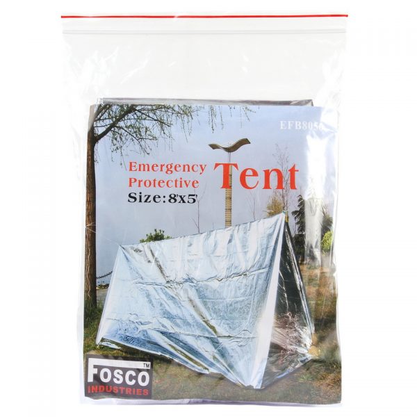 EMERGENCY TENT Tent voor noodgevallen Afmetingen: 2.42 m x 1.52 m
