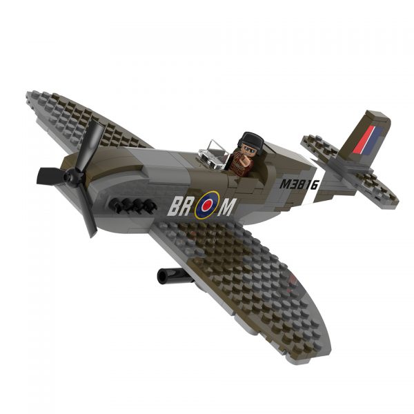 SLUBAN WWII SUPERMARINE SPITFIRE M38 70071 Sluban bouwstenen: het nieuwe speelgoedmerk met degelijke, duurzame plastic bouwstenen, kunststof blokjes en figuren met voordelige prijzen en ze passen gewoon op andere merken bouwstenen!