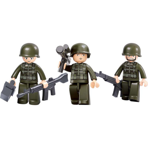 Sluban Tank M38 B6500 161785 <strong>Sluban Tank M38-B6500 - Bouw je eigen gevechtstank!</strong> Dompel jezelf onder in de wereld van militaire strategie en bouw je eigen <strong>tank</strong> met de indrukwekkende <strong>Sluban M38-B6500</strong> bouwset. Deze realistische gevechtstank biedt urenlang bouwplezier en voegt een stoer en uniek element toe aan je verzameling. Ontworpen voor echte liefhebbers van legerbouwsets, is dit een must-have voor kinderen en volwassenen die van uitdagende bouwprojecten houden. Wat Sluban onderscheidt, is de compatibiliteit met andere grote bouwsteenmerken zoals LEGO®. Hierdoor kun je jouw bestaande sets moeiteloos uitbreiden met de unieke militaire ontwerpen van Sluban. Met een gewicht van 611 gram is deze bouwset stevig en duurzaam, geschikt voor talloze avonturen op het slagveld.