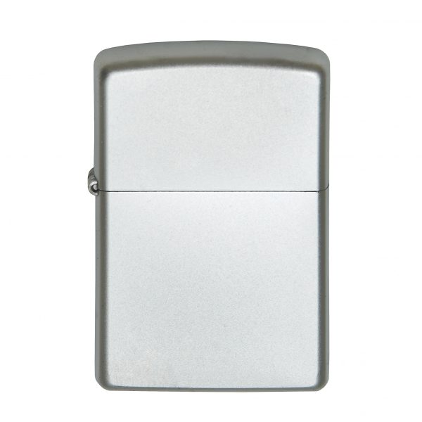 ZIPPO REG SATIN CHROME 0370 Originele zippo aansteker.  