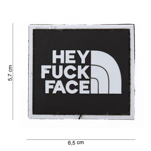 Embleem 3D PVC Hey Fuck Face #12044