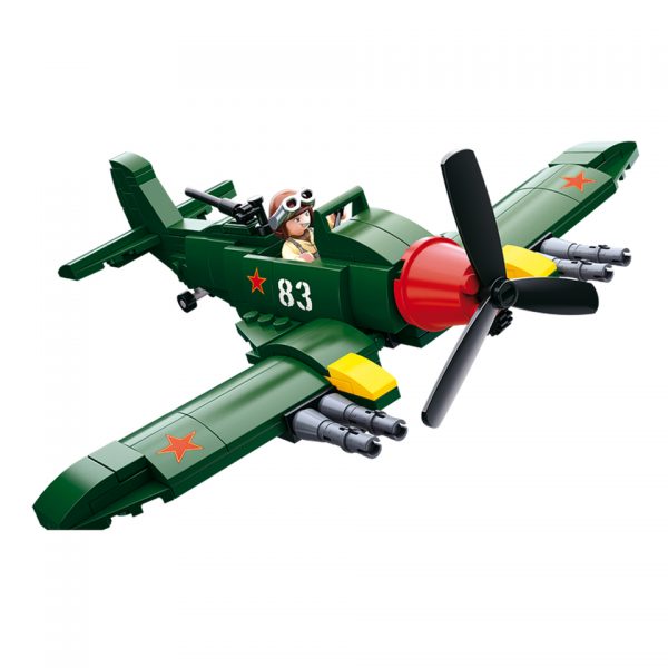 SLUBAN WWII ALLIED GROUND ATTACK AIRCRAFT M38 B0683 16093 Sluban bouwstenen: het nieuwe speelgoedmerk met degelijke, duurzame plastic bouwstenen, kunststof blokjes en figuren met voordelige prijzen en ze passen gewoon op andere merken bouwstenen!