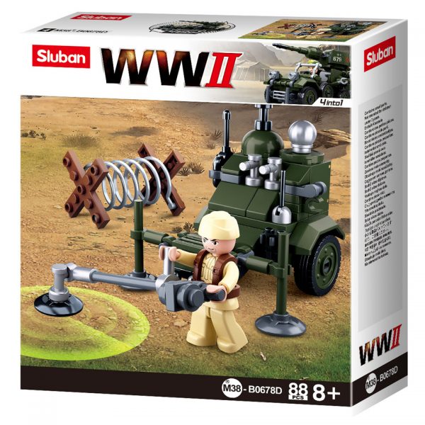 SLUBAN WWII ALLIED MINESWEEPER M38 B0678D 161091 Sluban bouwstenen: het nieuwe speelgoedmerk met degelijke, duurzame plastic bouwstenen, kunststof blokjes en figuren met voordelige prijzen en ze passen gewoon op andere merken bouwstenen!