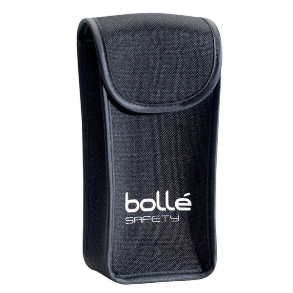 Bolle brillen etui ETUIC 34 Soepel polyester etui met gleuf voor de riem. Afmeting: 17,5 x 8,5 x 5 cm. <div class="colordesc">zwart</div>