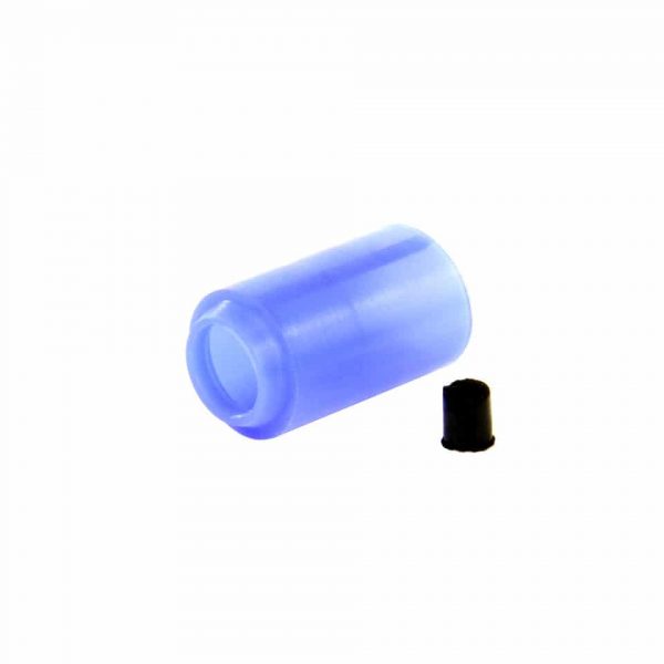 HOP UP RUBBER BUCKING T T0086 25014 Hop-up bucking en nub van SHS. Gemaakt van siliconenrubber. <div class="colordesc">blauw</div>