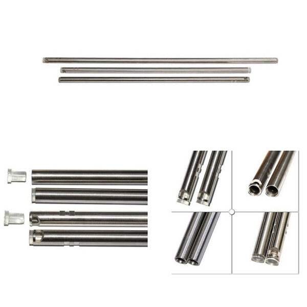 Precision inner barrel 590 mm O 6.03 mm PPS 12 SS 590 27016 Barrel precision 6.03 mm interne diameter Lengte 590 mm Gemaakt van 100% RVS Dit produkt is geschikt voor de standaard AEGs.