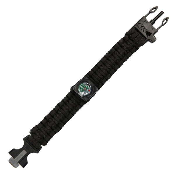 469568 13 01 De Paracord Survival Kompas 9 Inch JYFPB03 bij DeDump.nl is een onmisbare metgezel voor outdoor avonturiers en survival liefhebbers. Deze veelzijdige paracord armband is uitgerust met handige features om je te helpen tijdens je avonturen. Met een kunststof Quick Release sluiting kun je de armband eenvoudig aan- en uitdoen, waardoor het snel toegankelijk is wanneer je het nodig hebt. Naast een vuurstarter en noodfluitje is deze armband voorzien van een kompas, waardoor je altijd de juiste richting kunt bepalen tijdens je outdoor reizen. Het duurzame nylon paracord dat in de armband is verwerkt, biedt een breed scala aan toepassingen, zoals het gebruiken als waslijn, scheerlijn, schoenveters, geweerriem, voor reparaties, en meer. Het is een betrouwbare tool voor noodsituaties en essentieel voor survival, bushcraft, jacht, camping, en andere buitenactiviteiten. De Paracord Survival Kompas 9 Inch JYFPB03 is verkrijgbaar in 3 kleuren, zodat je kunt kiezen welke het beste bij je uitrusting past. Met een lengte van 9 inch past de armband comfortabel om je pols en biedt het gemak en veelzijdigheid onderweg. Ga voorbereid op pad met de Paracord Survival Kompas 9 Inch JYFPB03. Bestel nu bij DeDump.nl en ervaar de functionaliteit en gebruiksgemak van deze handige paracord armband tijdens je outdoor avonturen. <ul> <li>Waslijn/scheerlijn</li> <li>Schoenveters</li> <li>Geweerriem</li> <li>Reparaties</li> <li>Survival/Bushcraft/Outdoor</li> <li>Jacht/camping.</li> </ul> <strong>Kenmerken:</strong> <ul> <li>Kompas</li> <li>Vuurstarter</li> <li>Noodfluitje</li> </ul> Verkrijgbaar in 3 kleuren <strong>Maat/Lengte:</strong> 9 Inch <strong>Materiaal:</strong> Nylon <div> <div class="colordesc"></div> </div>