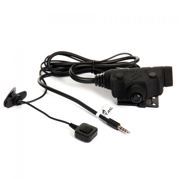 Z115 MOBILE PHONE TAC. U94 Push-to-Talk knop met klip aan de achterkant voor het bevestigen aan een vest of strap. <div class="colordesc">zwart</div>