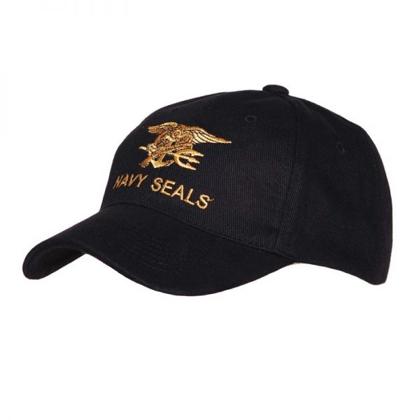 215150 205 Baseball cap Navy Seals zwart Baseball cap van 100% katoen. <div class="colordesc">Zwart</div>