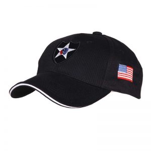 Fostex BASEBALL CAP 2ND INFANTRY Zwart
