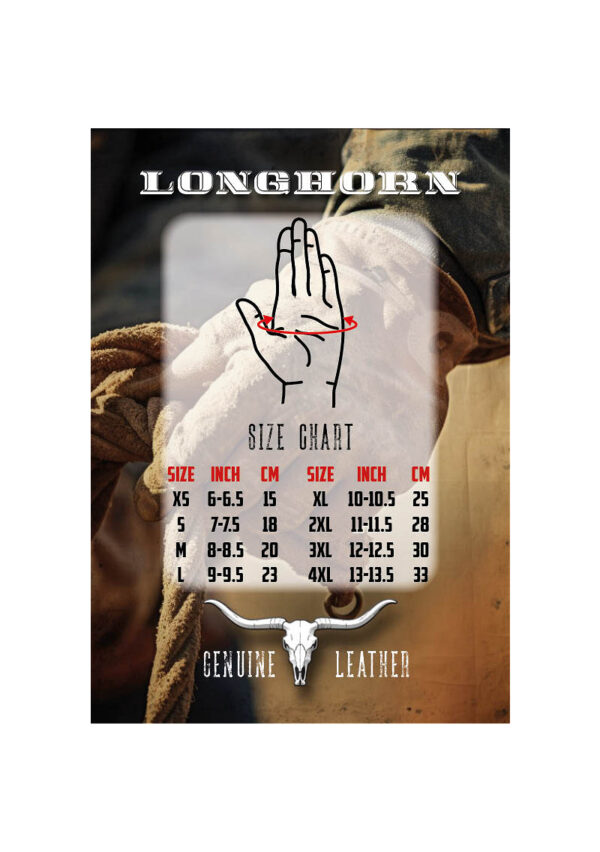 228224 13 Longhorn Rodeo Gloves size chart De Rodeo Handschoenen Geel bij DeDump.nl zijn vervaardigd van hoogwaardig 100% leer en bieden een perfecte combinatie van comfort en stijl. De handschoenen dragen soepel en voelen aangenaam warm aan dankzij het hoogwaardige materiaal. Het trekkoord zorgt voor een verstelbare pasvorm, waardoor je de handschoenen precies naar wens kunt aanpassen. Hierdoor blijven ze stevig op hun plaats zitten, zelfs tijdens actieve bezigheden. De goede afwerking van de handschoenen zorgt voor duurzaamheid en een mooi esthetisch uiterlijk. Niet alleen geliefd om hun comfort en stijl, maar de Rodeo Handschoenen zijn ook erg populair bij motorrijders. Ze bieden bescherming tegen de elementen en voegen een vleugje stoere uitstraling toe aan elke motoroutfit. De handschoenen zijn verkrijgbaar in verschillende maten en kleuren, waardoor je kunt kiezen wat het beste bij jouw stijl past. Geniet van comfort en stijl tijdens je avonturen met onze Rodeo Handschoenen. Bestel ze nu bij DeDump.nl en ervaar de kwaliteit en veelzijdigheid van deze stevige leren handschoenen. <a title="Maattabel" href="https://dedump.nl/wp-content/uploads/2022/02/228224-Pr.-rodeo-handschoenen.pdf" target="_blank" rel="noopener noreferrer"><button><span style="color: #ef471f; font-size: medium;"><strong>Maattabel</strong></span></button></a>
