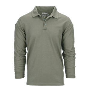 Tactical polo Quick Dry lange mouw - Groen
