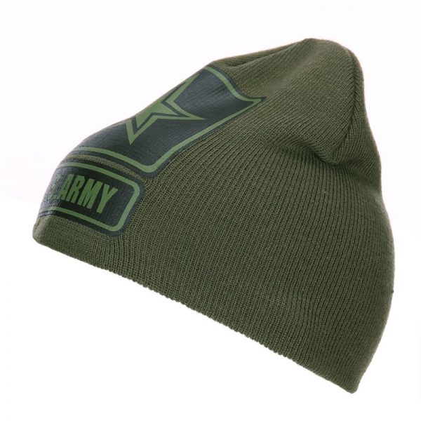 214317 Beanie US Army Beanie gemaakt van 100% acryl. ​Een comfortabele muts met een opdruk uit een unieke serie van diverse militaire onderdelen uit de gehele wereld, verzamel ze allemaal! <strong>Kenmerken</strong> <ul> <li>100% zacht Acryl</li> <li>Unieke bedrukking van een militair onderdeel</li> <li>One-size-fits-all</li> </ul> groen