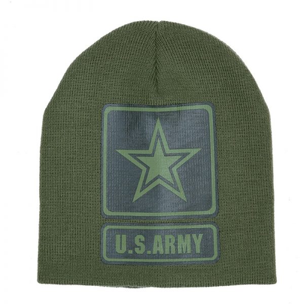 214317 Beanie US Army1 Beanie gemaakt van 100% acryl. ​Een comfortabele muts met een opdruk uit een unieke serie van diverse militaire onderdelen uit de gehele wereld, verzamel ze allemaal! <strong>Kenmerken</strong> <ul> <li>100% zacht Acryl</li> <li>Unieke bedrukking van een militair onderdeel</li> <li>One-size-fits-all</li> </ul> groen