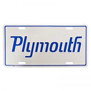 Nummerplaat plymouth #7168