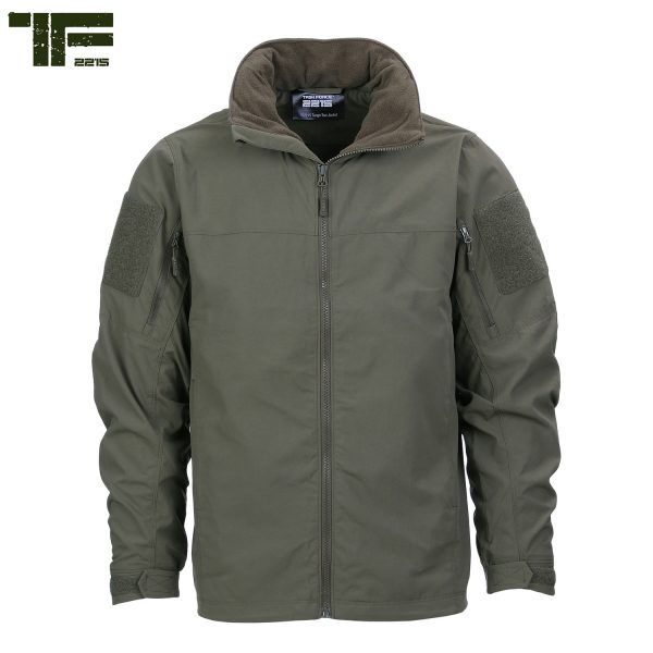 11111129872 TF 2215 Tango Two jacket7 <big><strong>Task Force 2215® Tango Two Jack</strong> Dit TF-2215 jack is zeer licht van gewicht, en is speciaal ontwikkeld voor de actieve outdoorfanaat. De Tango Two Jas is perfect tijdens reizen, outdooractiviteiten en bijvoorbeeld op de schietbaan. Door de casual look past deze jas bij al je outfits. Vanwege het lichtgewicht ontwerp is de jas goed opvouwbaar en gemakkelijk mee te nemen in elke tas of koffer.</big> Kortom, een comfortabele outdoor/tactical jas die ideaal is als tussenjas. Met behulp van laagjes kan dit jack ook prima gebruikt worden tijdens de koudere winterdagen. <strong>Materiaal: </strong>100% 160D nylon Taslan. <strong>Kenmerken:</strong> <ul> <li><big>YKK ritssluiting</big></li> <li><big>Ingebouwde capuchon met memory wire</big></li> <li><big>Fleece kraag voor extra draagcomfort</big></li> <li><big>Mesh voering</big></li> <li><big>Onder de oksels zitten ritsen voor ventilatie</big></li> <li><big>Twee zakken met rits aan de voorkant</big></li> <li><big>Twee zakken met rits op de bovenarm, 12 x 9,5 cm</big></li> <li><big>klittenband panelen op de armen</big></li> <li><big>Twee zakken met rits aan de binnenkant</big></li> <li><big>Manchetten met klittenbandsluiting</big></li> </ul> <img class="" src="https://www.mupload.nl/img/lwkaai.png" alt="" width="100" height="53" />  <img class="" src="https://logos-download.com/wp-content/uploads/2016/11/YKK_logo_logotype.png" alt="" width="100" height="29" /> Ranger Green