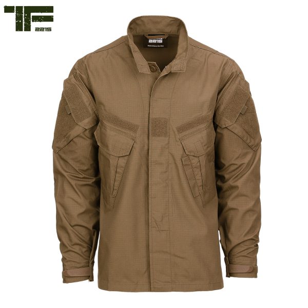 111135502 TF 2215 Sierra One Shirt <big><strong>Task Force 2215® Sierra One Shirt</strong> Dit tactical BDU shirt/overhemd is gemaakt van duurzaam ripstop materiaal en is ontworpen om te dragen in combinatie met een BDU broek. Door zijn veelzijdigheid en loose fit, kan dit shirt worden gedragen voor de zwaardere outdoor activiteiten.</big> <strong>Materiaal: </strong>65% polyester en 35% cotton ripstop <strong>Kenmerken:</strong> <ul> <li><big>Ripstop materiaal</big></li> <li><big>Borstzakjes met klittenbandsluiting</big></li> <li><big>Penhouder op de borst</big></li> <li><big>Meerdere klittenband panelen voor bijv. patches</big></li> <li><big>Manchetten met klittenbandsluiting</big></li> <li><big>Loose fit voor onbeperkte bewegingsvrijheid</big></li> </ul> <img class="" src="https://www.mupload.nl/img/lwkaai.png" alt="" width="100" height="53" /> Coyote