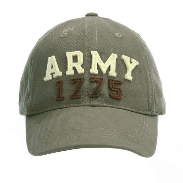111215156 259 Baseball cap stone washed army 17751 Baseball cap stone washed van 100% katoen. Groen