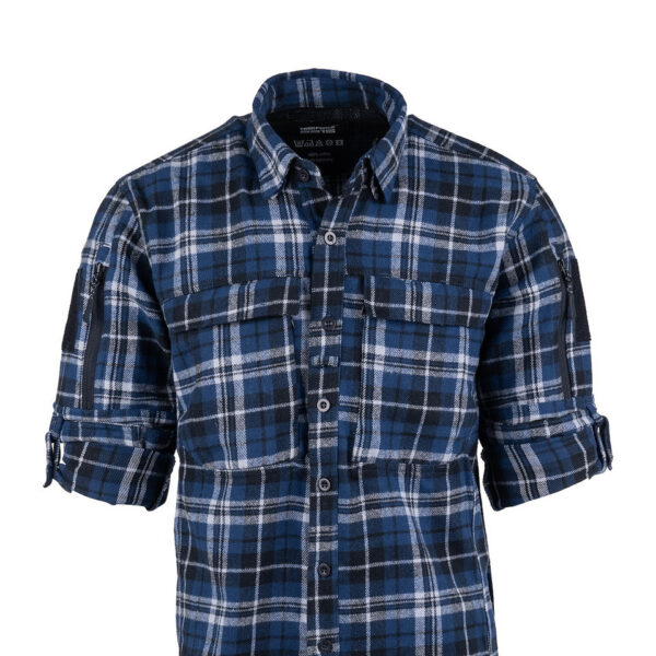 135505 102 07 <h3 data-start="0" data-end="70"><strong data-start="4" data-end="68">TF-2215 Flannel Contractor Overhemd – Tactisch & Functioneel</strong></h3> <p data-start="72" data-end="502">Het <strong data-start="76" data-end="115">TF-2215 Flannel Contractor Overhemd</strong> is speciaal ontwikkeld voor de <strong data-start="147" data-end="176">actieve outdoorliefhebber</strong> die waarde hecht aan <strong data-start="198" data-end="248">comfort, functionaliteit en een robuust design</strong>. Dit <strong data-start="254" data-end="300">hoge kwaliteit flanellen katoenen overhemd</strong> is niet alleen <strong data-start="316" data-end="339">duurzaam en ademend</strong>, maar ook voorzien van diverse <strong data-start="371" data-end="398">tactische eigenschappen</strong> die het perfect maken voor <strong data-start="426" data-end="499">outdoor avonturen, survival, airsoft, reizen en professioneel gebruik</strong>.</p> <p data-start="504" data-end="847">Dit veelzijdige overhemd combineert <strong data-start="540" data-end="597">een klassieke uitstraling met moderne functionaliteit</strong>, waardoor het zowel in het <strong data-start="625" data-end="680">dagelijks leven als tijdens uitdagende activiteiten</strong> een uitstekende keuze is. Dankzij de <strong data-start="718" data-end="778">praktische zakken met ritssluiting en klittenbandpanelen</strong> kun je <strong data-start="786" data-end="844">kleine gear, documenten of accessoires veilig opbergen</strong>.</p>