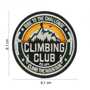 Embleem stof Climbing Club #23003