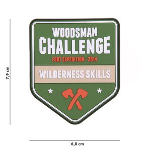 Embleem 3D PVC Woodsman Challenge #23009