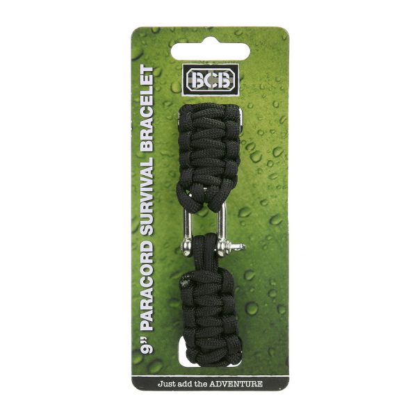 469547 BCB Paracord iron buckle 9 inch zwart CM074B <big>De BCB Paracord is een stijlvolle armband die niet kan ontbreken in je outdoor activiteiten. Naast dat de armband er goed uitziet, is die ook zeer praktisch en kan die je helpen in noodsituaties. De armband is gemaakt van zeer sterk paracord en heeft een breeksterkte van 179kg.</big> <strong><big>Manieren om de paracord te gebruiken:</big></strong> <ul> <li><big>Waslijn</big></li> <li><big>Vislijn</big></li> <li><big>Rugzak repareren</big></li> <li><big>Het beveiligen van schuilplaats</big></li> </ul> Zwart <a href="https://dedump.nl/wp-content/uploads/2021/01/BCB.png"><img class="alignnone size-full wp-image-35393" src="https://dedump.nl/wp-content/uploads/2021/01/BCB.png" alt="" width="94" height="50" /></a>