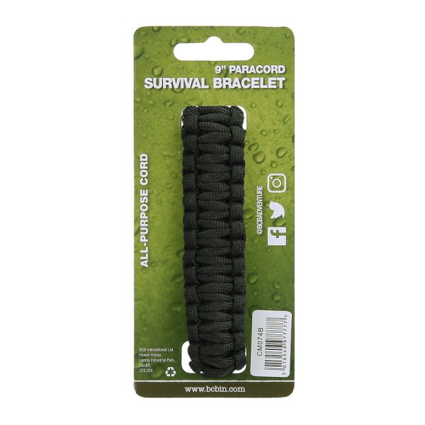 469547 BCB Paracord iron buckle 9 inch zwart CM074B1 <big>De BCB Paracord is een stijlvolle armband die niet kan ontbreken in je outdoor activiteiten. Naast dat de armband er goed uitziet, is die ook zeer praktisch en kan die je helpen in noodsituaties. De armband is gemaakt van zeer sterk paracord en heeft een breeksterkte van 179kg.</big> <strong><big>Manieren om de paracord te gebruiken:</big></strong> <ul> <li><big>Waslijn</big></li> <li><big>Vislijn</big></li> <li><big>Rugzak repareren</big></li> <li><big>Het beveiligen van schuilplaats</big></li> </ul> Zwart <a href="https://dedump.nl/wp-content/uploads/2021/01/BCB.png"><img class="alignnone size-full wp-image-35393" src="https://dedump.nl/wp-content/uploads/2021/01/BCB.png" alt="" width="94" height="50" /></a>
