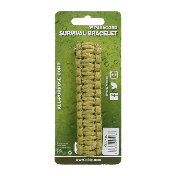 469577 BCB Paracord 9 inch coyote CM073C1 <big>De BCB Paracord is een stijlvolle armband die niet kan ontbreken in je outdoor activiteiten. Naast dat de armband er goed uitziet, is die ook zeer praktisch en kan die je helpen in noodsituaties. De armband is gemaakt van zeer sterk paracord en heeft een breeksterkte van 179kg.</big> <strong><big>Manieren om de paracord te gebruiken:</big></strong> <ul> <li><big>Waslijn</big></li> <li><big>Vislijn</big></li> <li><big>Rugzak repareren</big></li> <li><big>Het beveiligen van schuilplaats</big></li> </ul> Coyote <a href="https://dedump.nl/wp-content/uploads/2021/01/BCB.png"><img class="alignnone size-full wp-image-35393" src="https://dedump.nl/wp-content/uploads/2021/01/BCB.png" alt="" width="94" height="50" /></a>
