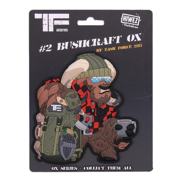 444160 7372 TF 2215 Embleem 3D PVC Bushcraft Ox Nr.2 230121 <strong>TF-2215 Patch Bushcraft Ox Nr.2</strong> <hr /> <big>Gedetailleerd embleem gemaakt van 3D PVC materiaal. De Contractor Ox op deze patch draagt het <a href="https://www.vanosimports.com/catalog/item/129788">TF-2215 Modular Vest</a> en de <a href="https://www.vanosimports.com/catalog/item/351616">TravelMate backpack</a>. De patch is ontworpen is samenwerking met Hiwez Illustrations, een bekende naam uit de wereld van unieke patches.</big> <big><strong>TF-2215 Ox Series</strong> De TF-2215 Ox Series staat voor een nieuwe serie premium patches welke zeer gedetailleerd zijn. De TF-2215 Ox Series bestaat uit zes ossen die elk een ander thema hebben - collect them all!</big> <a href="https://dedump.nl/wp-content/uploads/2021/05/Hiwez-Illustrations.png"><img class="alignnone wp-image-38017" src="https://dedump.nl/wp-content/uploads/2021/05/Hiwez-Illustrations-300x104.png" alt="" width="153" height="53" /></a>