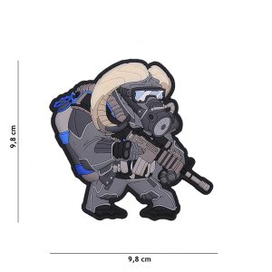 TF-2215 Embleem 3D PVC Frogman Ox Nr.5 #23015