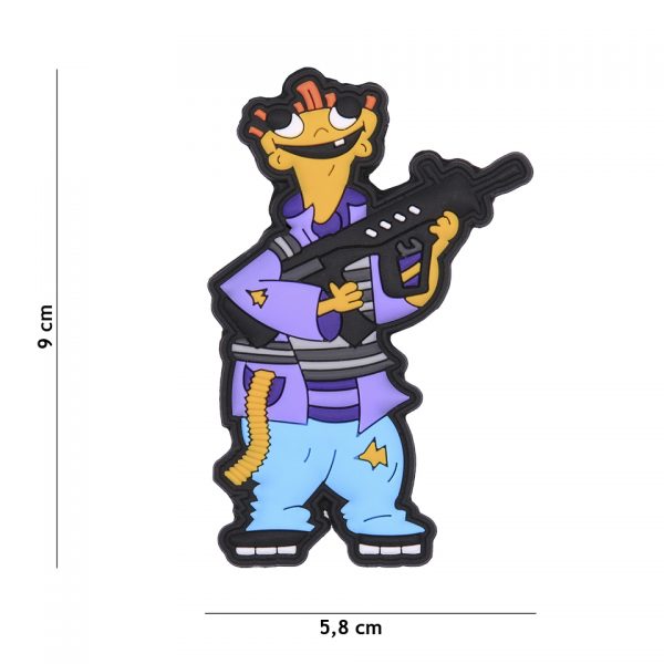 444130 7445 Embleem 3D PVC Mr. Empty head 20022 Embleem Mr. Empty head PVC met klittenband aan de achterzijde.