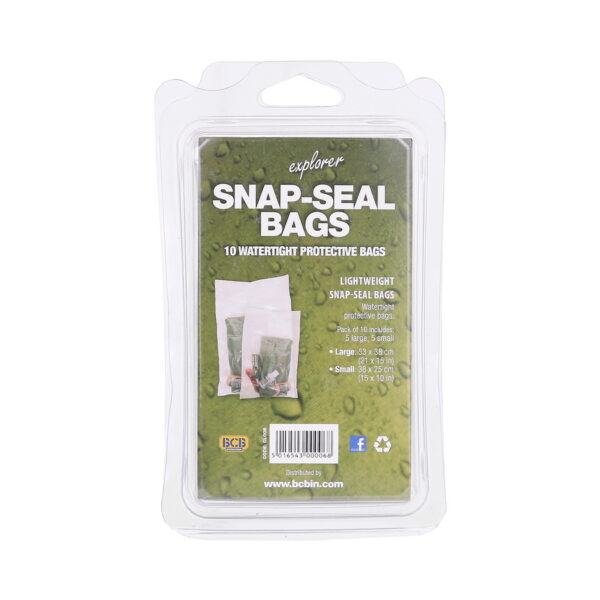358170 BCB Snap seal bag CL0061 <h3 data-start="0" data-end="75"><strong data-start="4" data-end="73">BCB Snap Seal Bag CL006 – Waterdichte en Scheurvaste Opbergzakken</strong></h3> <p data-start="77" data-end="368">De <strong data-start="80" data-end="107">BCB Snap Seal Bag CL006</strong> is een sterke, doorzichtige <strong data-start="136" data-end="151">beschermzak</strong> die ideaal is voor het veilig opbergen van waardevolle items. Dankzij het <strong data-start="226" data-end="266">waterdichte en scheurvaste materiaal</strong> zijn deze zakken perfect voor outdooractiviteiten, survival, kamperen, reizen en dagelijks gebruik.</p> <p data-start="370" data-end="615">Of u nu documenten, elektronica, voedsel of andere spullen wilt beschermen tegen <strong data-start="451" data-end="474">vocht, vuil en stof</strong>, deze stevige zakken bieden <strong data-start="503" data-end="527">optimale bescherming</strong>. Bovendien kunnen ze, afhankelijk van het gebruik, meerdere keren worden hergebruikt.</p>